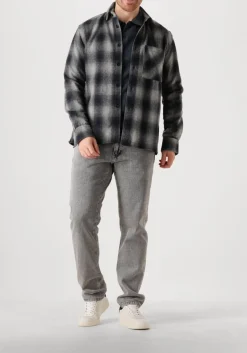GENTI grijze overshirt s1300-1300 grijs Discount
