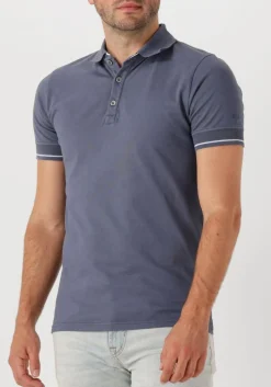 GENTI grijze polo polo 3 button ss j2001-1212 grijs Online