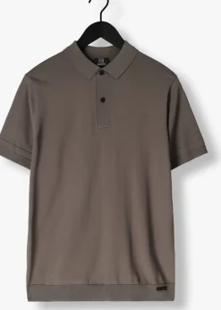 GENTI grijze polo polo button ss k2046-1260 grijs New