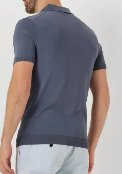 GENTI grijze polo polo button ss k2046-1260 grijs