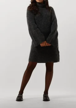 GESTUZ grijze mini jurk alphagz rollneck dress grijs Discount
