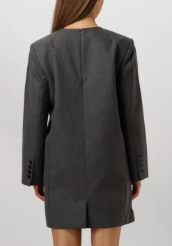 GESTUZ grijze mini jurk paulagz melange blazer dress grijs Sale