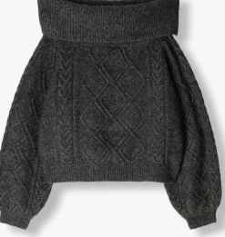 GESTUZ grijze trui adiegz off shoulder grijs Best