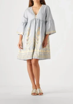 GREEK ARCHAIC KORI grijze mini jurk 231114 grijs Discount