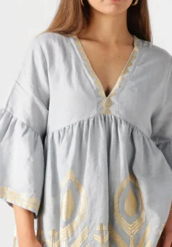 GREEK ARCHAIC KORI grijze mini jurk 231114 grijs Discount