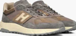 HOGAN grijze lage sneakers hyperlight allacciato h grijs Discount