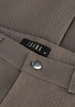 IBANA grijze pantalon passima croco grijs New
