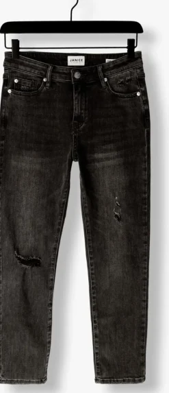 JANICE grijze mom jeans mom jeans cooper destroyed grijs New
