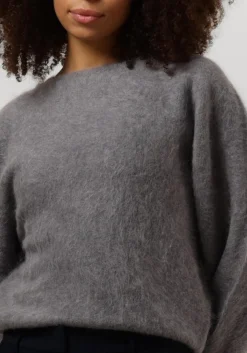 KNIT-TED grijze trui amanda pullover grijs