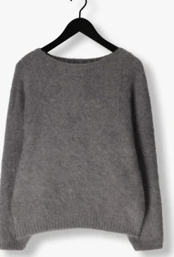 KNIT-TED grijze trui amanda pullover grijs