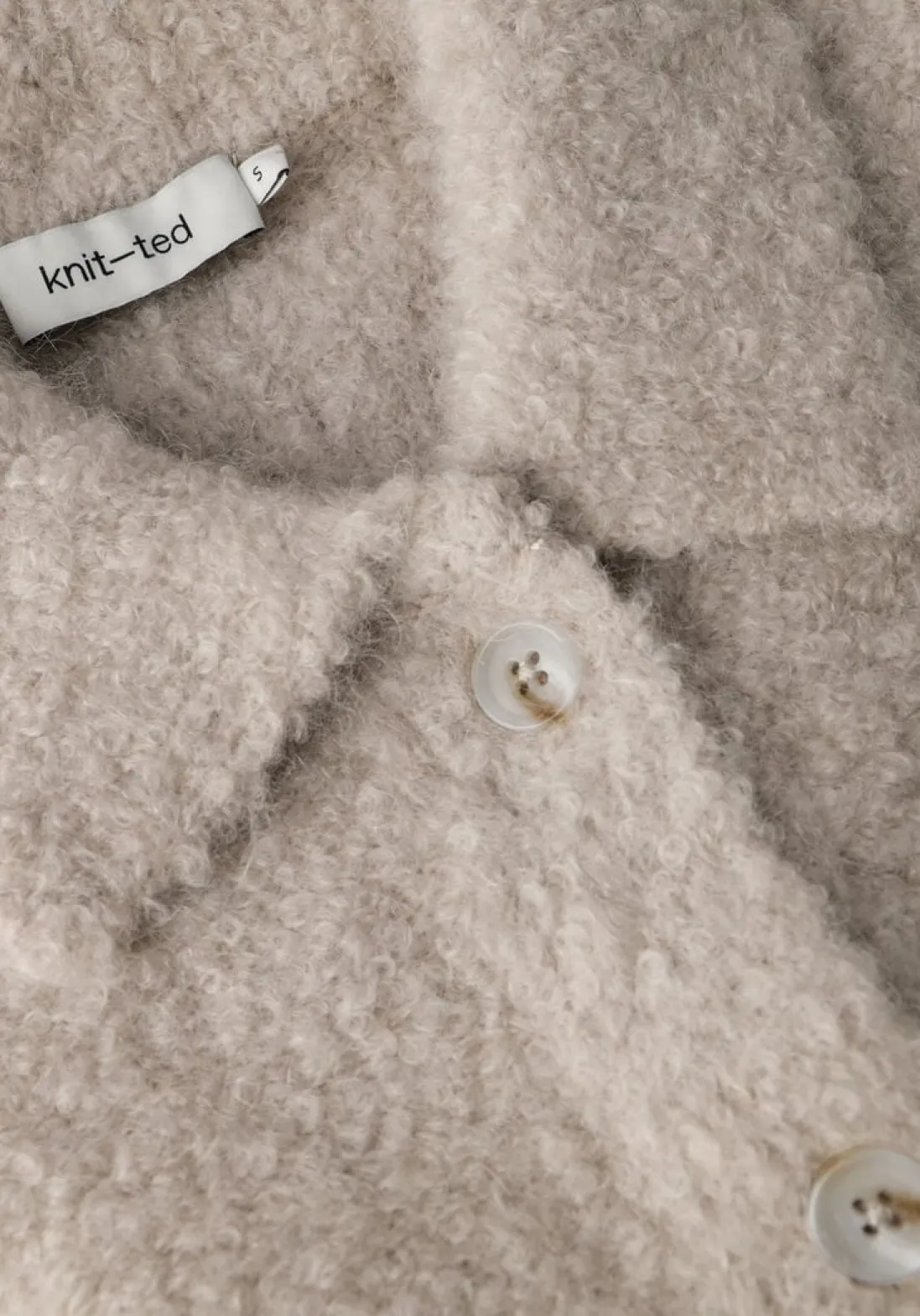 KNIT-TED grijze vest asa grijs Discount