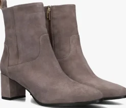 LINA LOCCHI grijze enkellaarsjes 8543 grijs Clearance