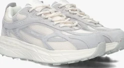 MERCER AMSTERDAM grijze lage sneakers the re-run max suede grijs Online