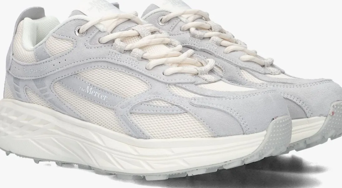 MERCER AMSTERDAM grijze lage sneakers the re-run max suede grijs Online
