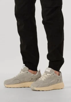 MERCER AMSTERDAM grijze lage sneakers the re-run max perforated grijs Sale