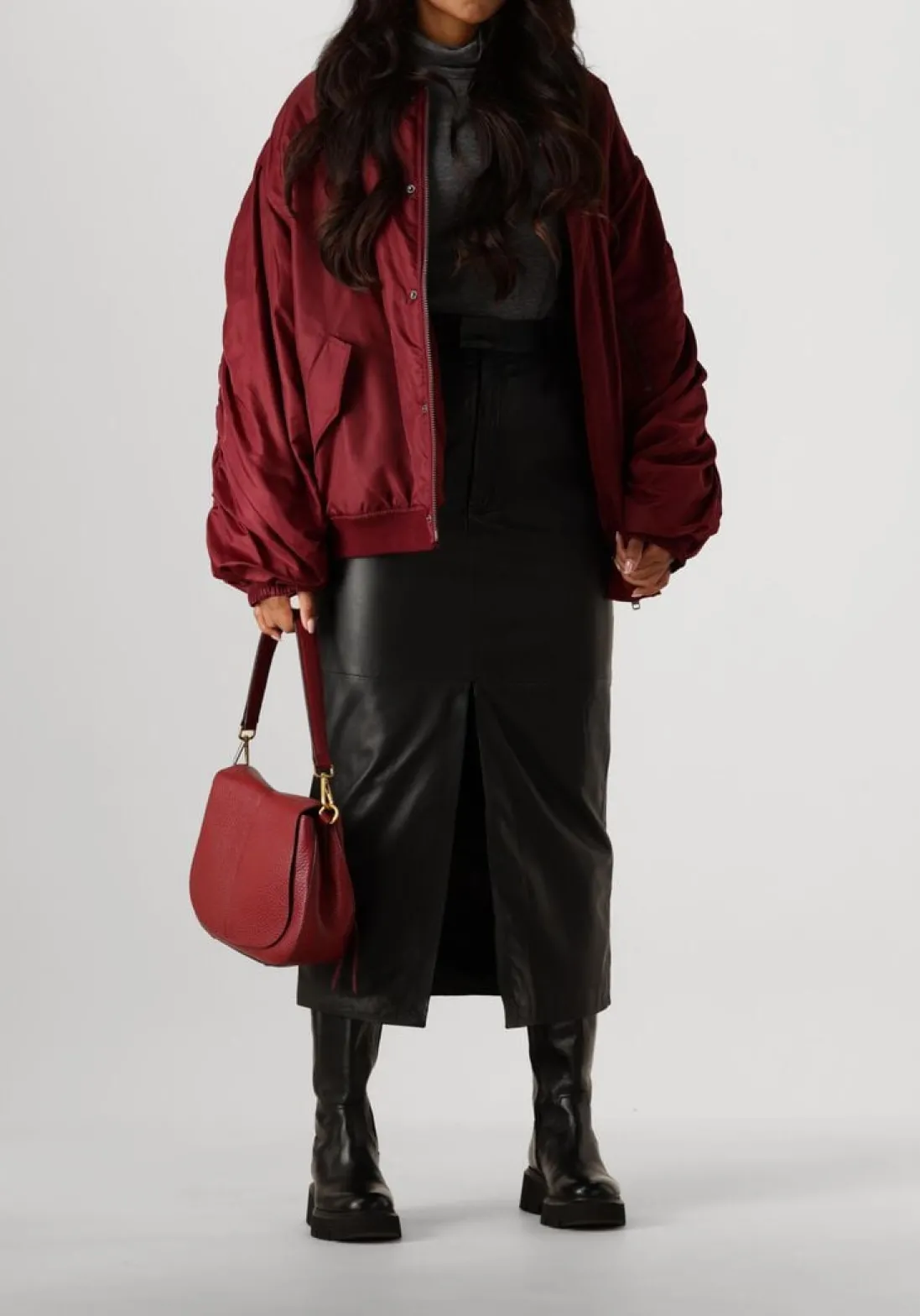 MOS MOSH grijze coltrui bouch rollneck knit grijs Outlet