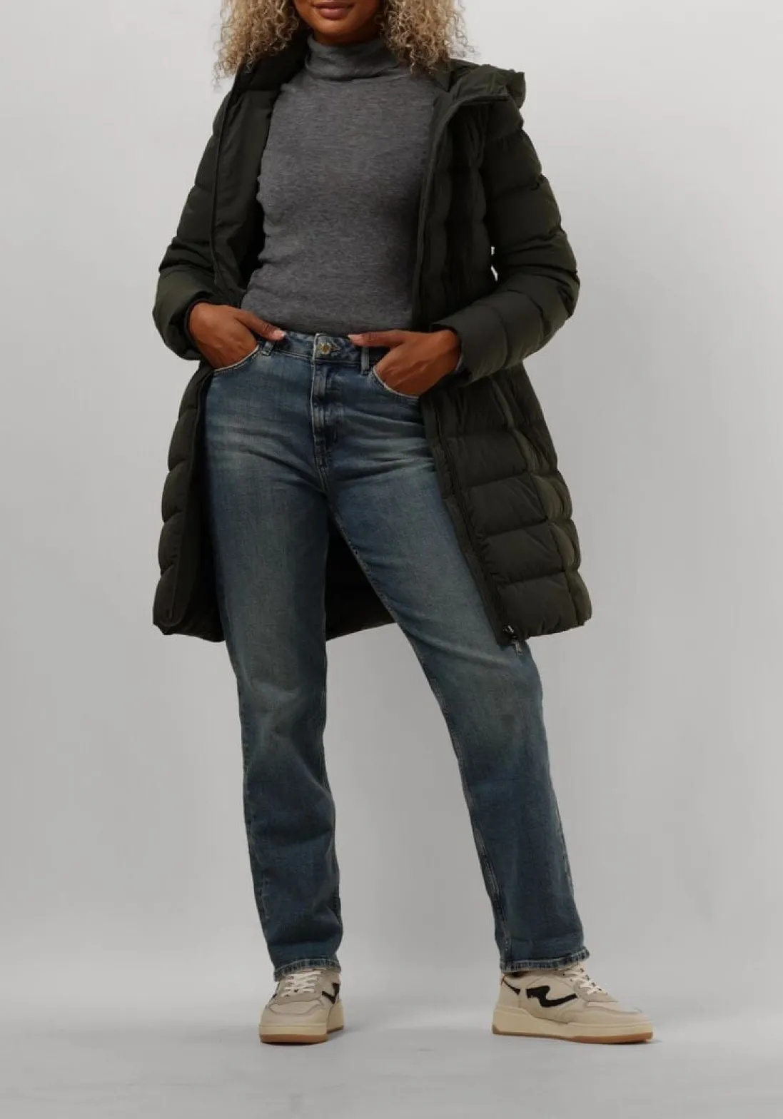 MOS MOSH grijze coltrui bouch rollneck knit grijs Outlet