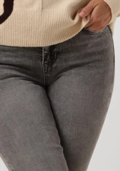 MOS MOSH grijze slim fit jeans vice chic jeans grijs New
