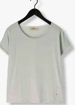 MOS MOSH grijze t-shirt mmkay tee grijs Online