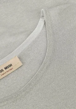 MOS MOSH grijze t-shirt mmkay tee grijs Online