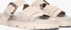 MOU grijze slippers bio sandal buckle strap grijs Outlet
