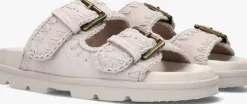 MOU grijze slippers low bio sandal 2buckles monoch grijs Sale