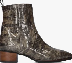 NOTRE-V grijze enkellaarsjes 3231 grijs