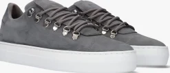 NUBIKK grijze lage sneakers jagger classic grijs