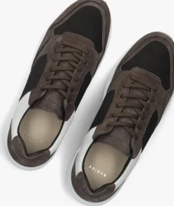 NUBIKK grijze lage sneakers rock road wave grijs Discount