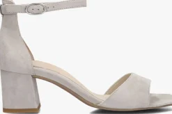 PAUL GREEN grijze sandalen met hak 6140 grijs Hot