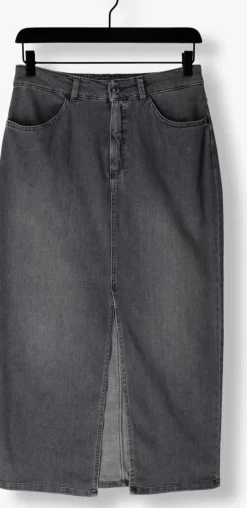 PENN & INK grijze midirok 679 skirt grijs Sale