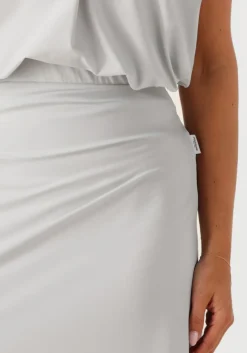 PENN & INK grijze midirok skirt grijs Online