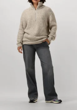 PENN & INK grijze trui 227 jumper grijs Best