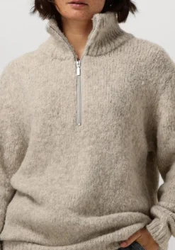 PENN & INK grijze trui 227 jumper grijs Best