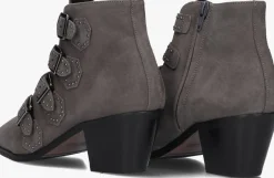 PERTINI grijze enkellaarsjes 12368 grijs Clearance