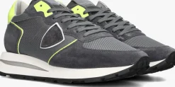 PHILIPPE MODEL grijze lage sneakers tropez haute low man grijs Hot