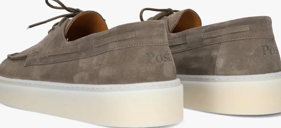 POSA grijze veterschoenen deckshoe originale grijs Clearance