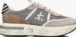 PREMIATA grijze lage sneakers cassie grijs Discount