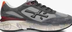 PREMIATA grijze lage sneakers moerun grijs Clearance