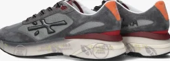 PREMIATA grijze lage sneakers moerun grijs Clearance
