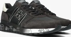 PREMIATA grijze lage sneakers lander grijs Online
