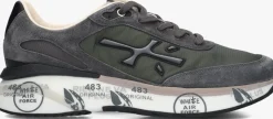 PREMIATA grijze lage sneakers moerun grijs Clearance
