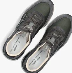 PREMIATA grijze lage sneakers moerun grijs Clearance