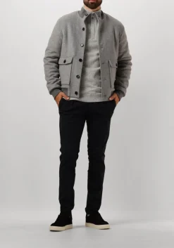 PROFUOMO grijze jack outerw bmbr knit jack grijs New