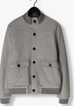 PROFUOMO grijze jack outerw bmbr knit jack grijs New