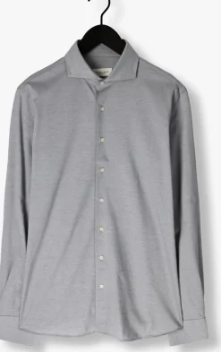 PROFUOMO grijze klassiek overhemd shirt x-cutaway japanese knitted grijs Online