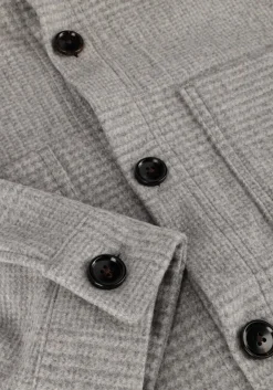 PROFUOMO grijze overshirt overshirt check grijs Online