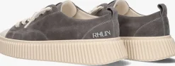 RHUN grijze lage sneakers 2020 treble grijs Best