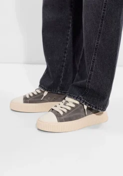 RHUN grijze lage sneakers 2020 treble grijs Best