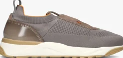 SANTONI grijze lage sneakers flin grijs Outlet